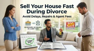 Sell house during divorce through a fast cash home sale with quick closing, no repairs, and simplified property division