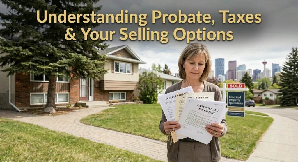Sell an inherited house in Calgary by navigating probate, estate paperwork, property transfer, and the home selling process